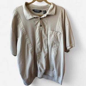 Knightsbridge beige collared polo shirt Size 3XL